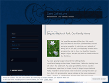 Tablet Screenshot of geekgirlinlove.com